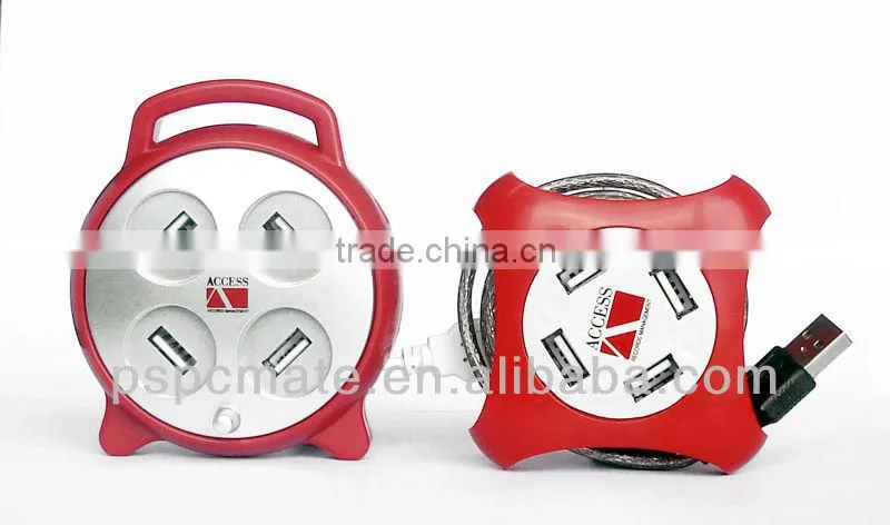 alarm clock USB HUB with 4 port , best gift for promotion! !!!!