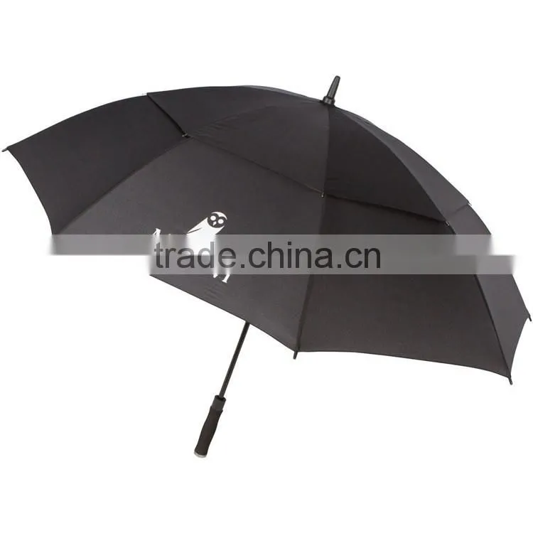 windproof solid shaft big golf umbrellas