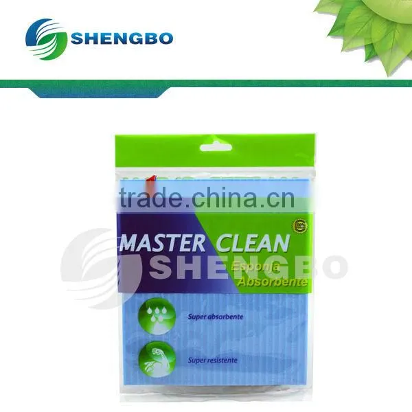 Super absorbent household cleaning sponge 18CM*20CM BLUE/RED