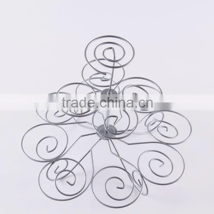 Multi-Tiered Metal Dessert and Cupcake Stand