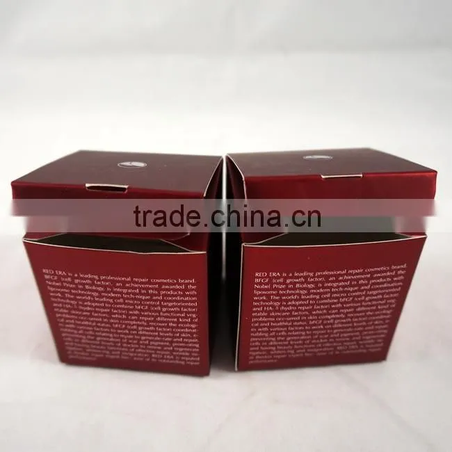 Red Custom skin care products packaging