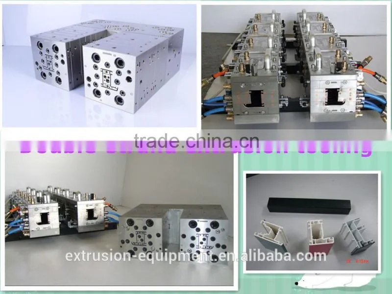 high productivity extrusion tool to make one set extrude two profiles