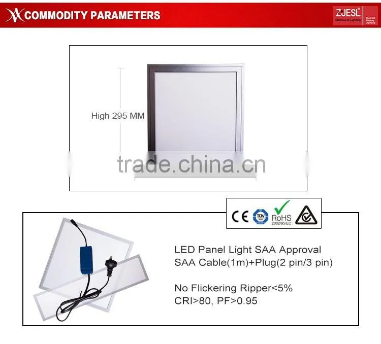 C-tick, EMC, SAA 300*300 Led panel light Surface mounted