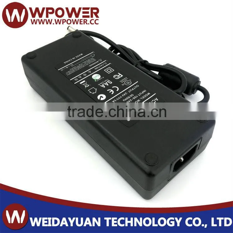 adapter UL/cUL GS Class 2 SAA PSE c-tick approves 24v 5a desktop adapter