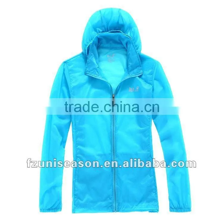 Custom Hooded Mens Windbreaker Jacket