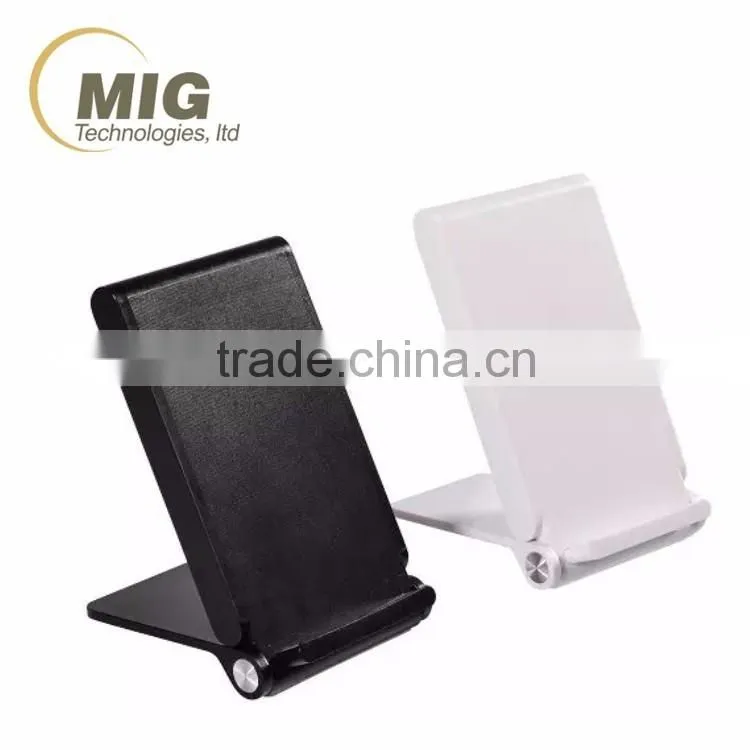 High Quality Fast QI Wireless Charger Pad Charger Dock with 3 Coils Foldable Stand for All Smart Phones
