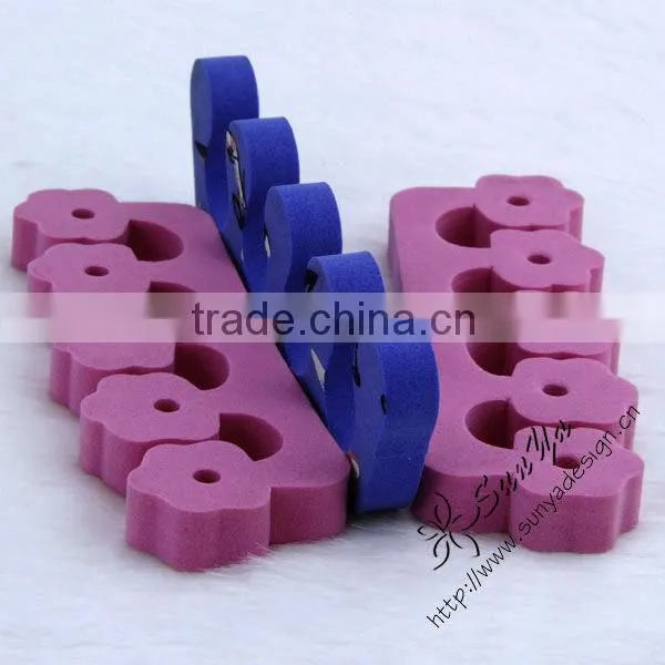soft feeling comfortable color finger toe spacers