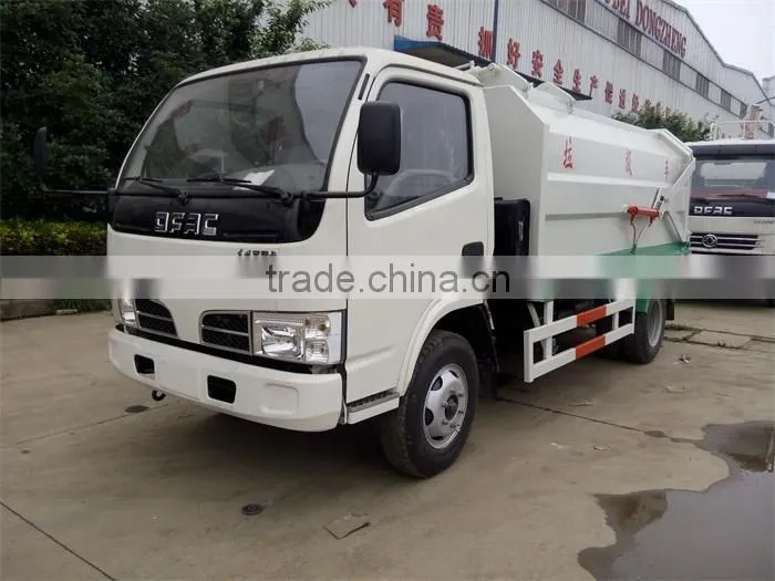new models dongfeng multifuction seal dump garbage trucks for sale