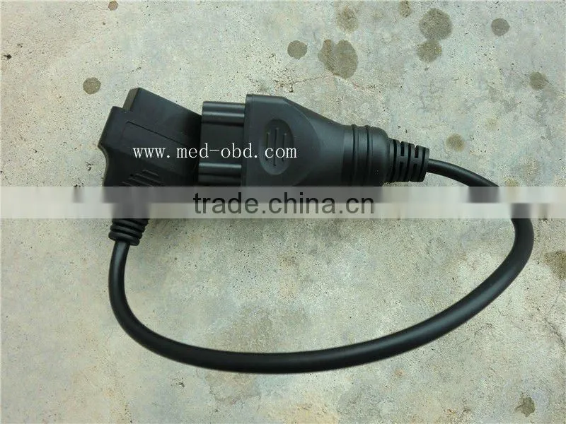 OBD 16P FEMALE TO RENAULT 12P J1962f to RENAULT 12P