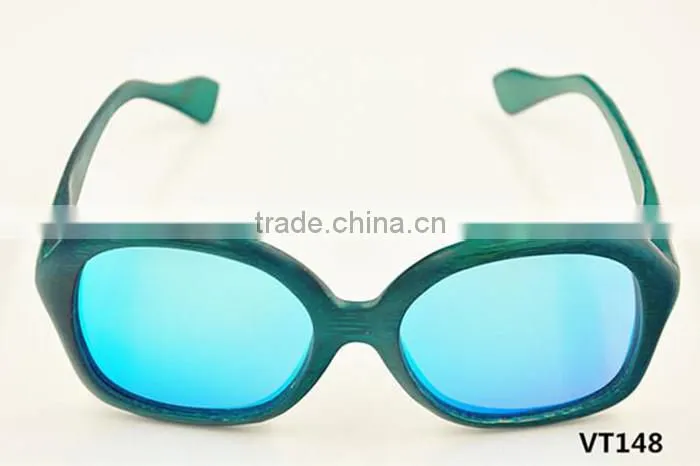 wholesale new style 2016 vintage UV400 mirror lens design bamboo wooden polarized sunglasses sun shade glasses