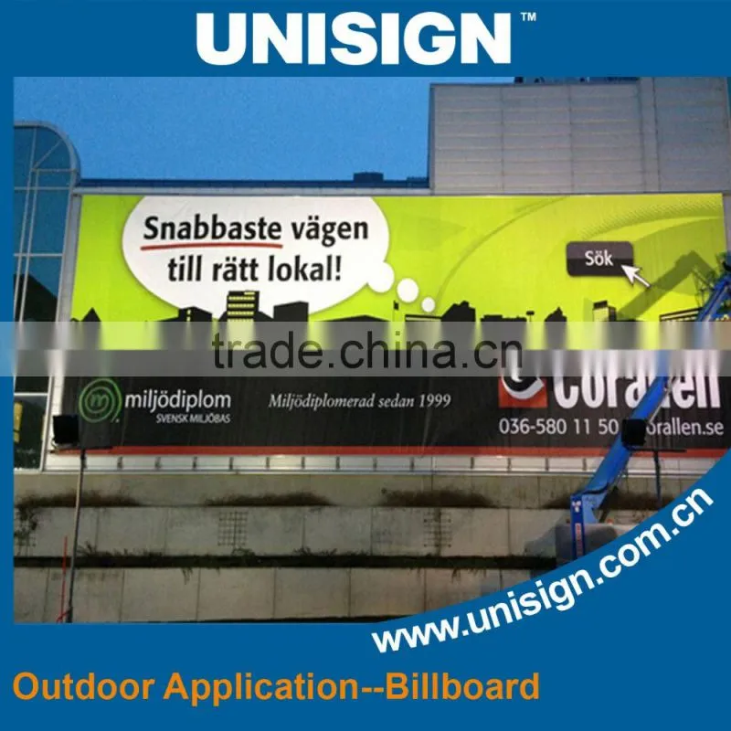 Unisign Hot Sell To Different Countries Laminated Backlit Flex Banner Design