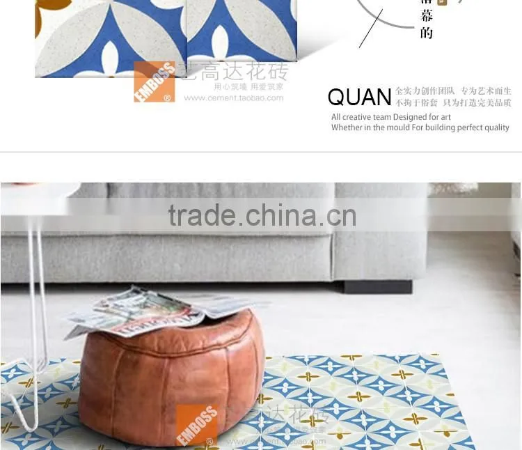 EMBOSS 20*20cm glazed porcelain tile ceramic encaustic cement tiles