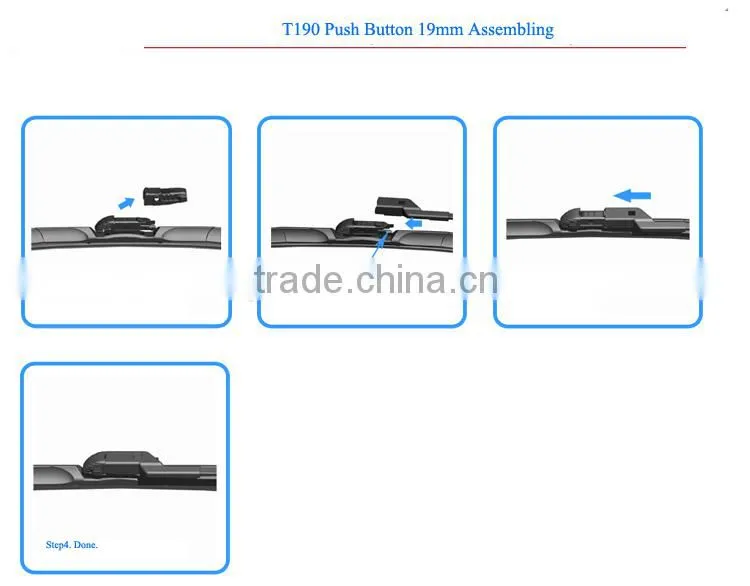 CARALL T190 Wiper Blade with Package