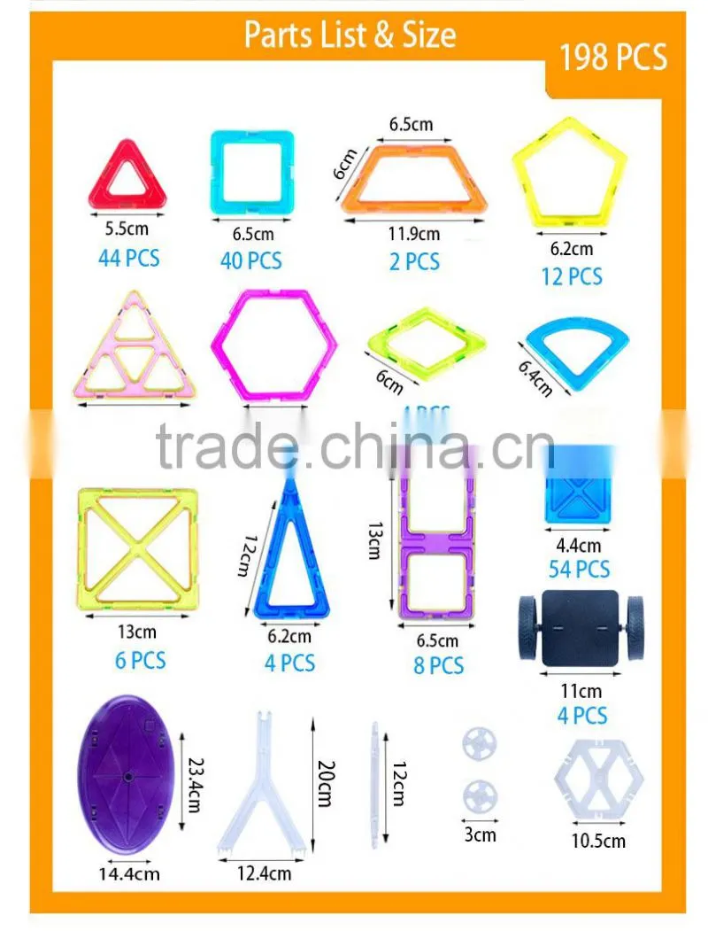 toys plastic magnetic building blocks magnetic building shapes for kids