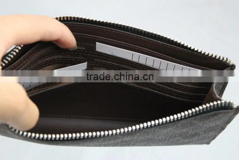 2016 top sale high-end pu leather men's wallet ,mature luxury factory price wallet for men