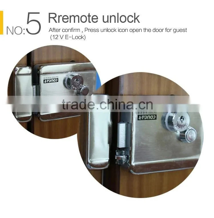 best selling wifi/ip/sip video door phone for apartments in Alibaba