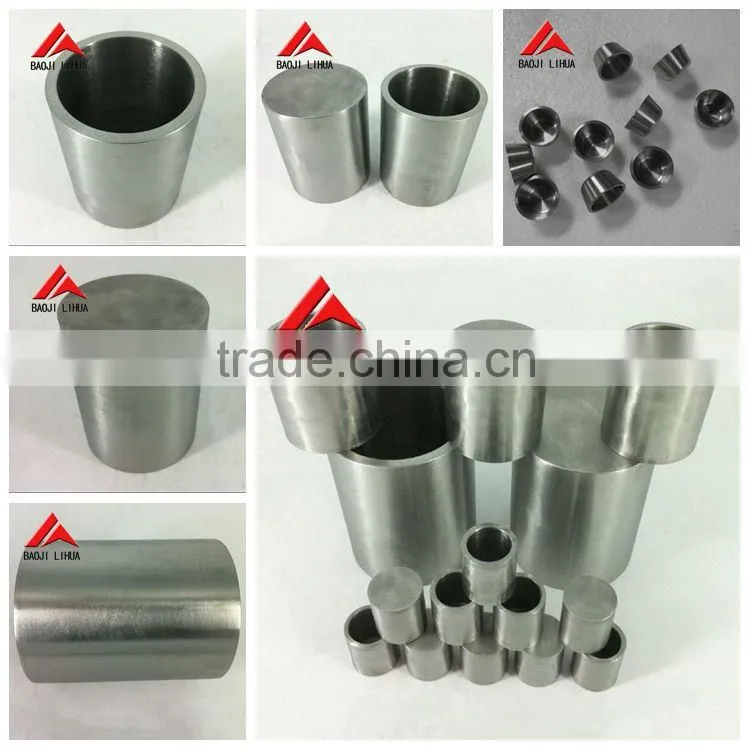 molybdenum smelting crucible for aluminum coating
