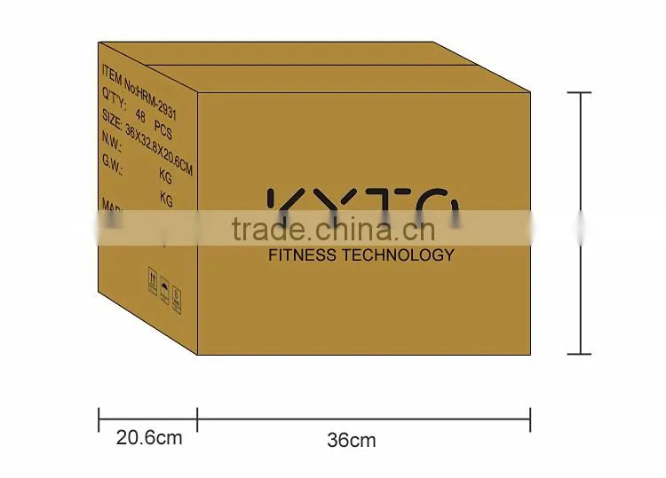 KYTO factory outlet accurate HRV heart rate monitor with ear clip sensor