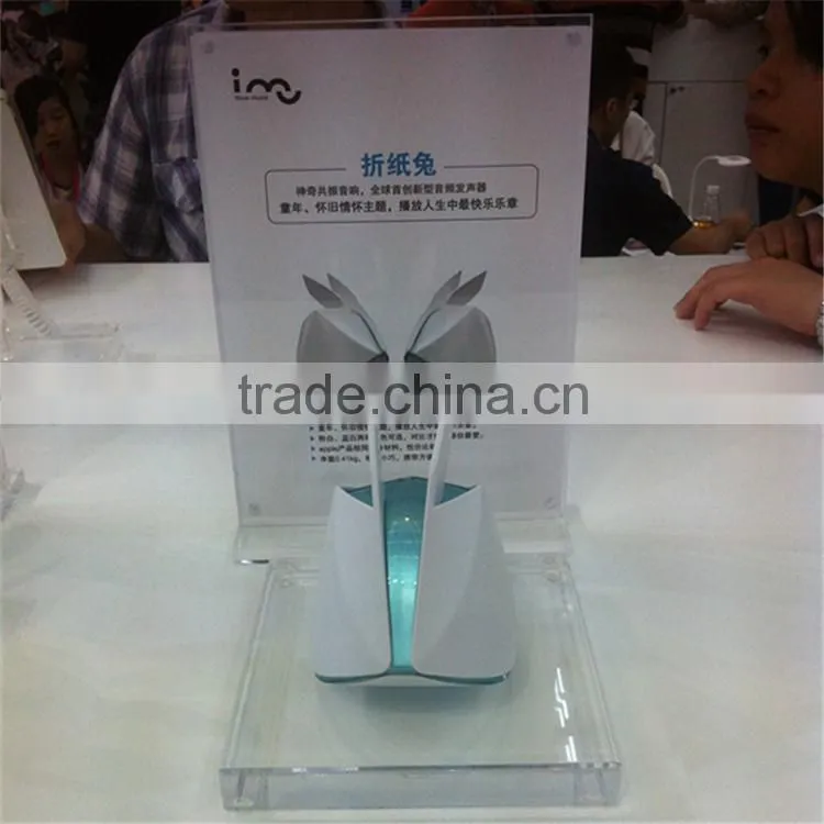 Acrylic plastic price tags holder, price tags stand, plastic price label holder