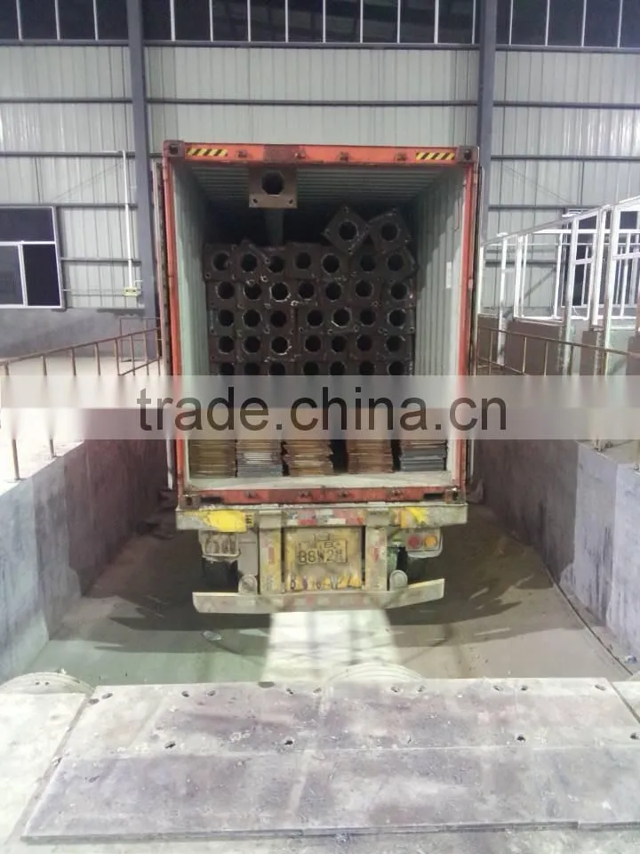 black steel octagonal pole