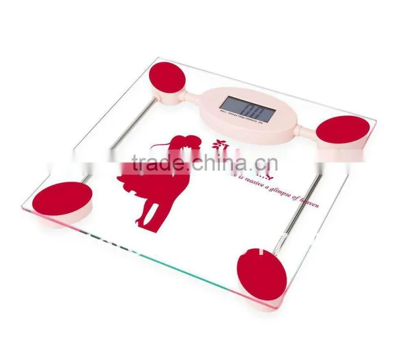 Digital body fat scale digital bathroom, Digital LCD Glass Bathroom Body fat Weight Watchers Scale 330lb/150kg
