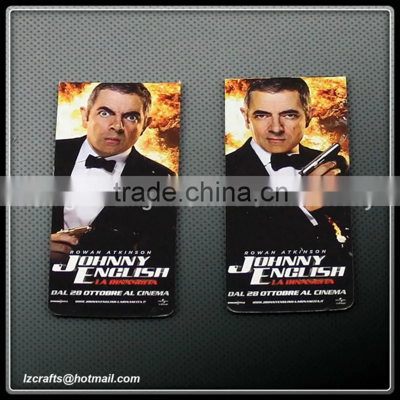 Magnet bookmark/custom folding magnetic bookmark/Double sided magnetic bookmark