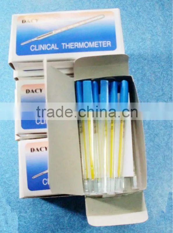 High Quality Good Price Medical Glass Mercury Armpit Clinical Thermometer DT-11C