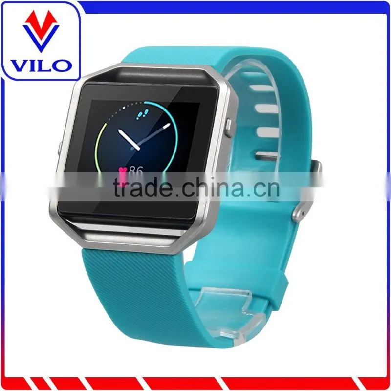 Silicone Rubber Sport Watch Band Strap Replace Watchband For Fitbit Blaze Watch
