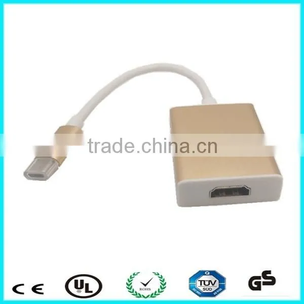 Support 1080 P hdmi to usb c 3.1 cable adapter for HDTV