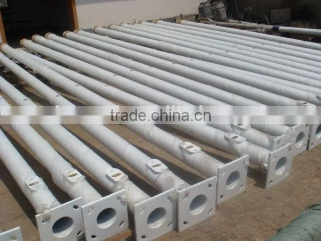 Harwell security monitoring CCTV camera mounted pole,galvanized steel pole