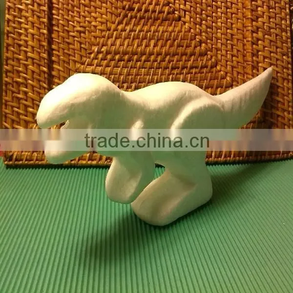 Yiwu wholesale styrofoam animal mold of mini plastic dinosaur for children DIY toy