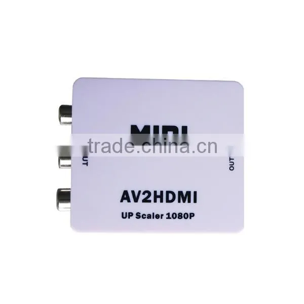 2015 Hot factory price MINI av to Hd up scaler 1080P/720P,Top Quality Mini Composite AV To HD Video Converter