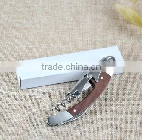 alibaba stock factory high quality stainless steel corkscrew wine opener for gift