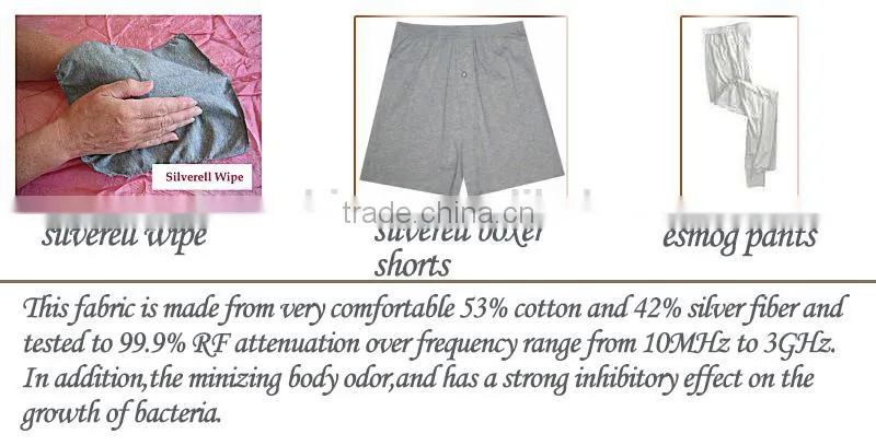 Clothing Silver fiber knitted electric conductive fabric
