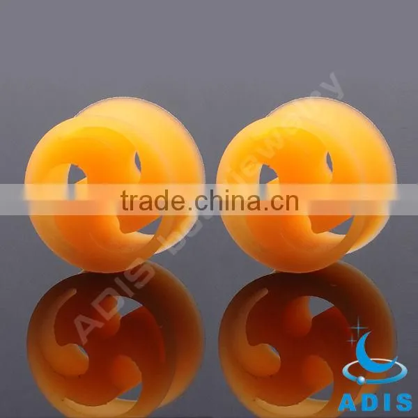 Unique double flare silicone ear tunnels manufacturer