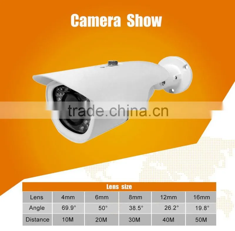 H.265 compressed IR distance 30m p2p onvif 24 months warranty 4.0mp ip camera