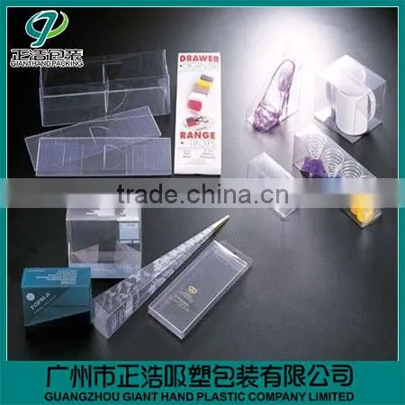 High quality pvc gift packaging plastic box