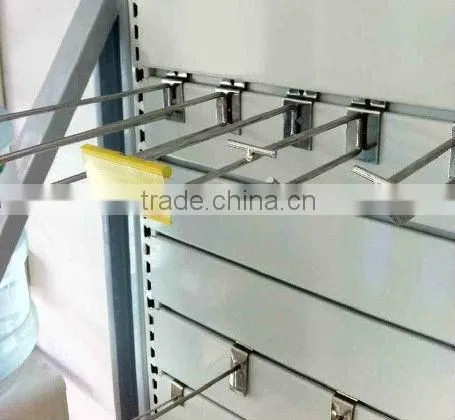 Retail Double Prong Supermarket Slatwall Hook Steel