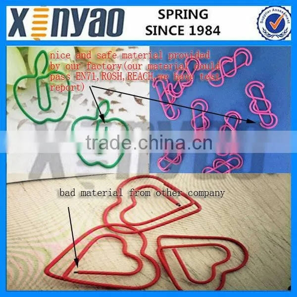 promotional gifts customer design colorful stainless steel normal simgle shape bookmark