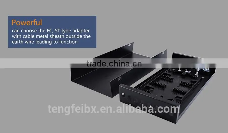 Outdoor/Indoor fiber optic 12 core optic fiber splice tray for odf