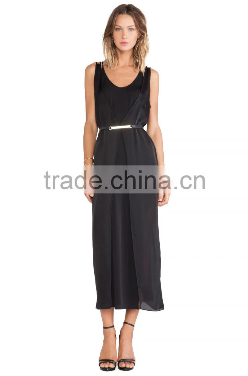women maxi dress 100% Silk Material and Adults Age Group fancy maxi dress long