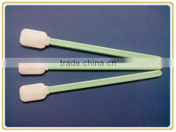 Cleanroom plastic handle microfiber industrial use swab
