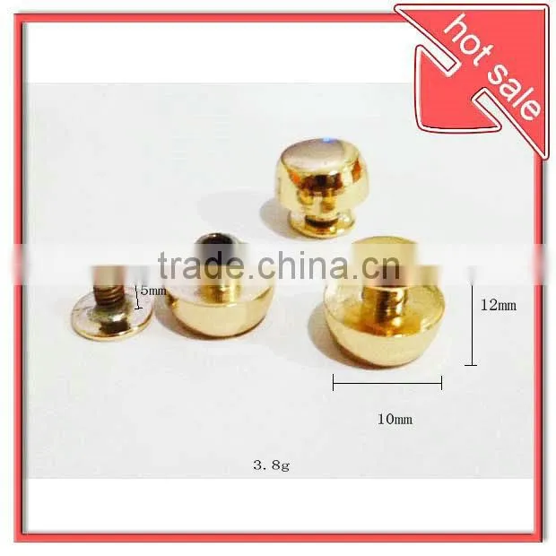 mushroom nail handbag rivert snap fastener bag accessory