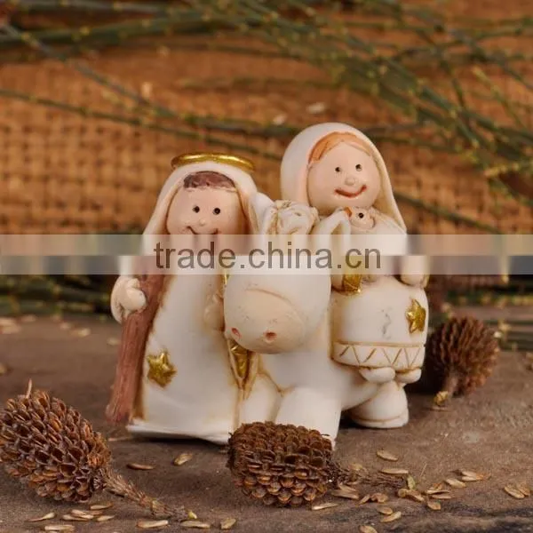 Polyresin cheap nativity set