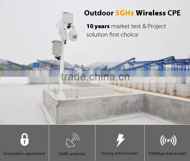 Mildew Proof 5km Wireless Long Range Video Transmitter And Receiver