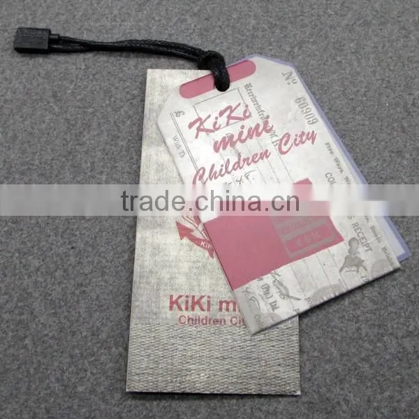 Vintage Thick Cardboard Denim Hangtag