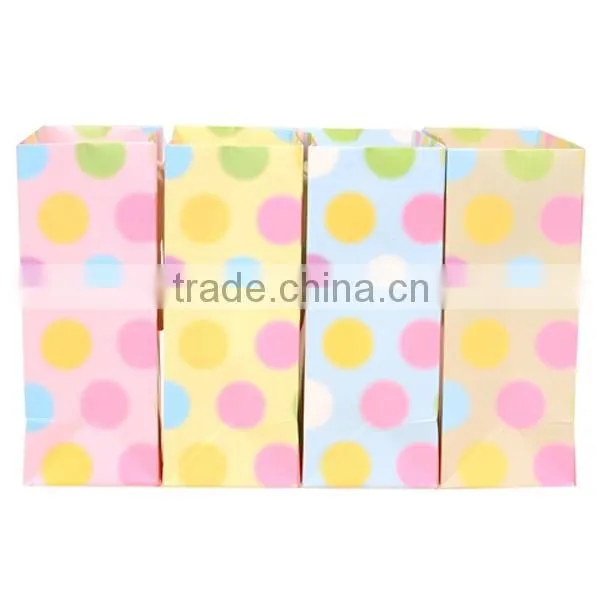 Romantic Colorful Horse And Spots Paper Shopping Bag