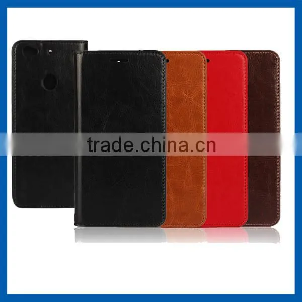 C&T Black Genuine Wallet Leather Flip Case Cover for Letv Le 1 5.5 inch