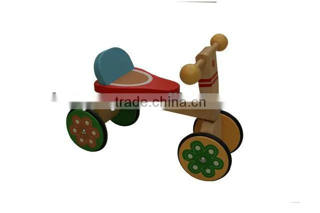 Colorful classic wooden baby walker toy