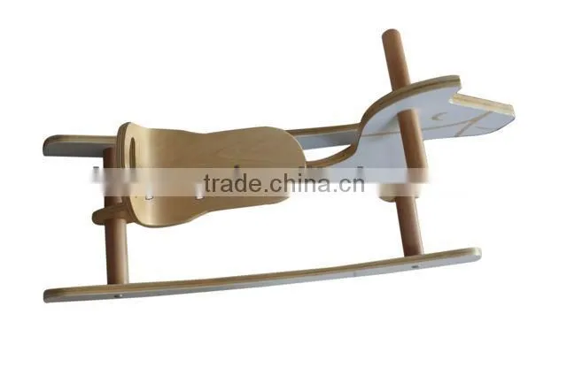 Lovely design baby wooden rocking horse